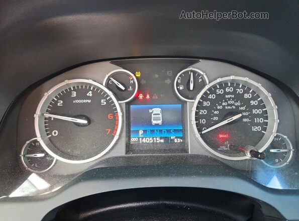 5TFEY5F18GX210312 2016 TOYOTA TUNDRA Серебряный Вид щитка приборов