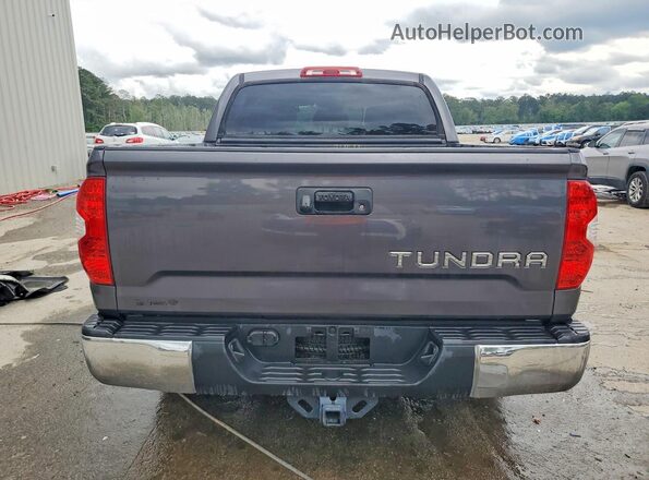 5TFEY5F19KX247135 2019 TOYOTA TUNDRA Gray Rear view