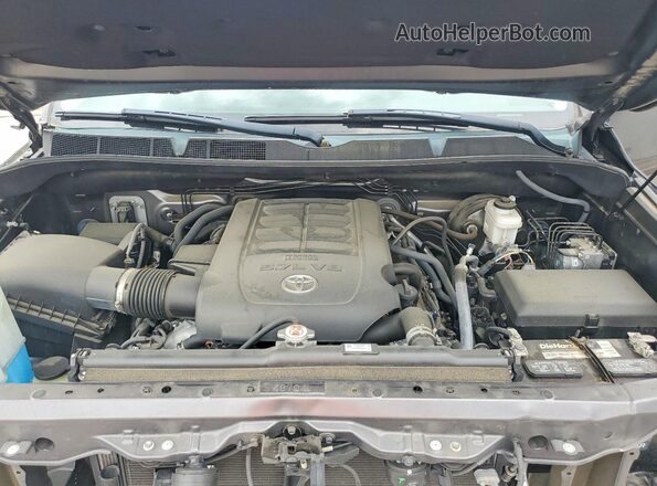 5TFEY5F19KX247135 2019 TOYOTA TUNDRA Gray Rear interior view