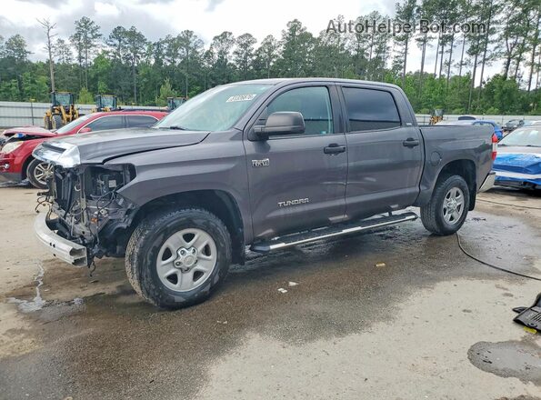 5TFEY5F19KX247135 2019 TOYOTA TUNDRA Gray Front left