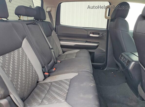 5TFEY5F19KX247135 2019 TOYOTA TUNDRA Gray Rear seats view
