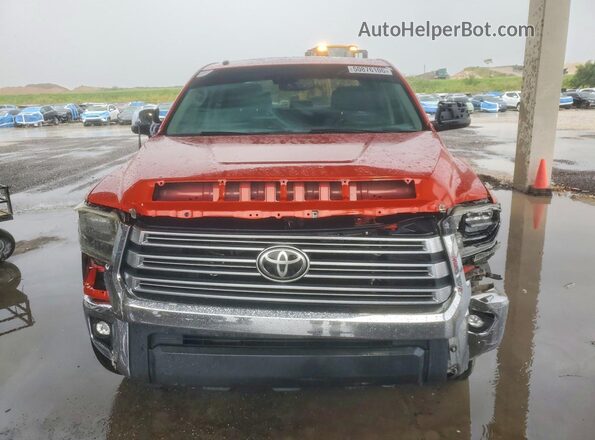5TFHW5F19JX735504 2018 TOYOTA TUNDRA Оранжевый Вид спереди
