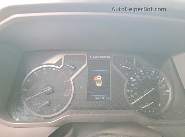 5TFJA5DB2PX081322 2023 TOYOTA TUNDRA Black Widok zestawu wskaźników