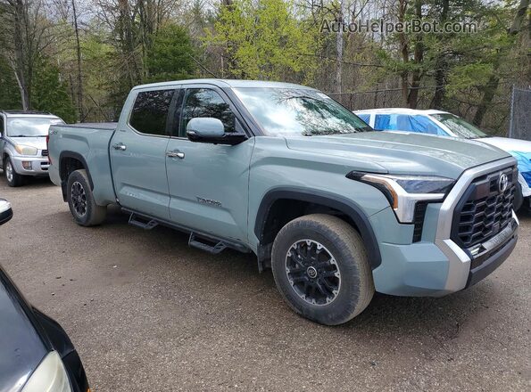 5TFJA5EC7PX017686 2023 TOYOTA TUNDRA Зеленый Передняя правая четверть