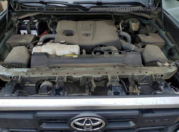 5TFJA5EC7PX017686 2023 TOYOTA TUNDRA Зеленый Вид задней части салона