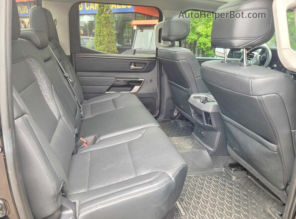 5TFJC5DB3NX008452 2022 TOYOTA TUNDRA Black Widok z tyłu