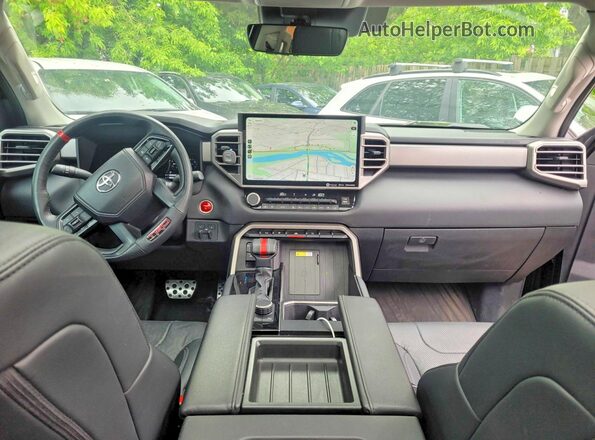 5TFJC5DB3NX008452 2022 TOYOTA TUNDRA Black Widok zestawu wskaźników