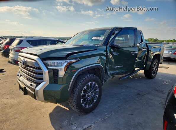 5TFJC5DB9PX026733 2023 TOYOTA TUNDRA Green Przód lewy