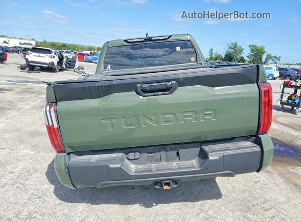 5TFLA5AB2NX018554 2022 TOYOTA TUNDRA Green Հետևի տեսք