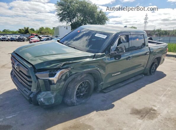 5TFLA5AB2NX018554 2022 TOYOTA TUNDRA Green Առջևի ձախ երեք քառորդ տեսարան
