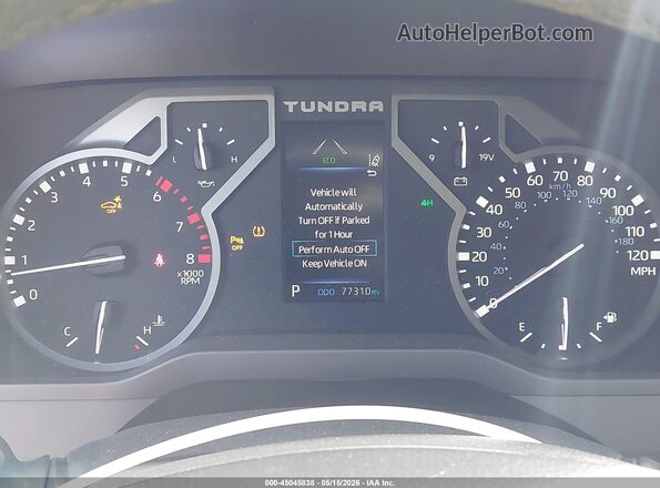 5TFLA5DB6PX062877 2023 TOYOTA TUNDRA Black Widok tylnych siedzeń