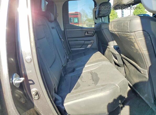 5TFLA5GD2PX002317 2023 TOYOTA TUNDRA Gray Rear seats view