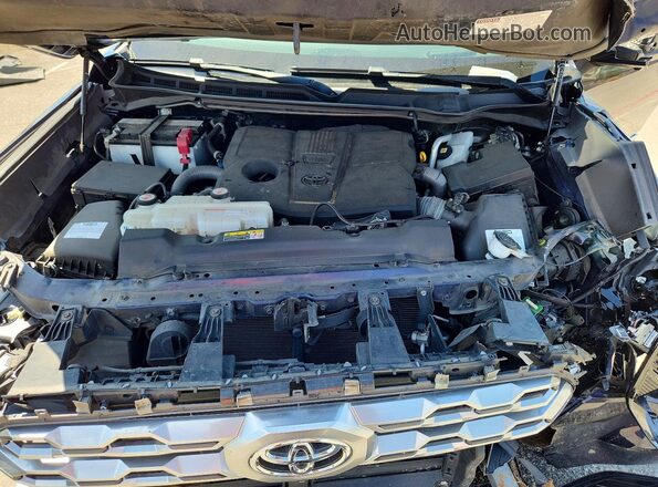 5TFMA5AB7NX001902 2022 TOYOTA TUNDRA Синий Вид задней части салона