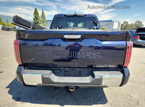 5TFMA5AB7NX001902 2022 TOYOTA TUNDRA Синий Вид сзади