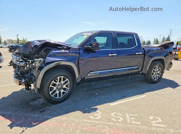 5TFMA5AB7NX001902 2022 TOYOTA TUNDRA Синий Передняя левая четверть