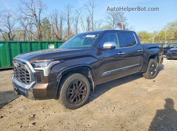 5TFMA5DB5NX038863 2022 TOYOTA TUNDRA Brown Առջևի ձախ երեք քառորդ տեսարան