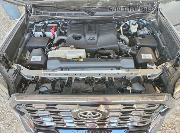 5TFNA5DB3PX095943 2023 TOYOTA TUNDRA Silver Vista interior trasera