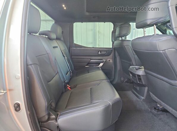 5TFNA5DB3PX095943 2023 TOYOTA TUNDRA Silver Vista de los asientos traseros