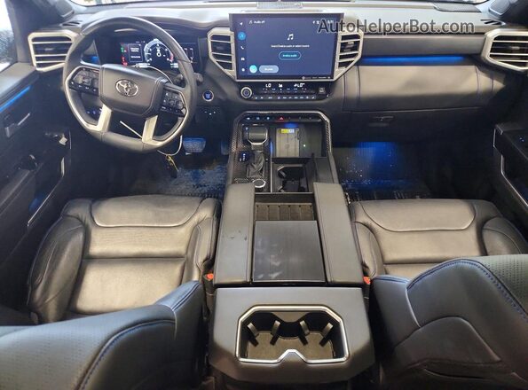 5TFNA5DB6PX096889 2023 TOYOTA TUNDRA Blue Dashboard view