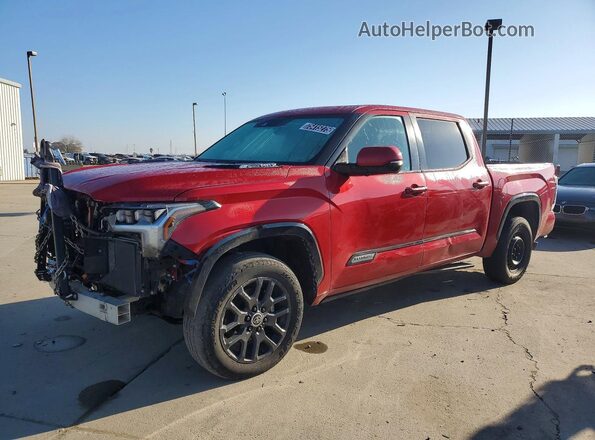 5TFNC5DBXRX050706 2024 TOYOTA TUNDRA Красный Передняя левая четверть