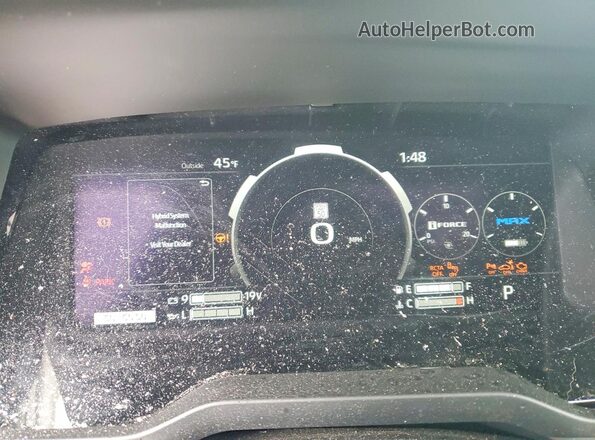 5TFPC5DB2SX087635 2025 TOYOTA TUNDRA Коричневый Вид щитка приборов