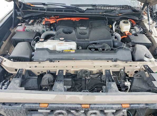 5TFPC5DB2SX087635 2025 TOYOTA TUNDRA Коричневый Вид задней части салона