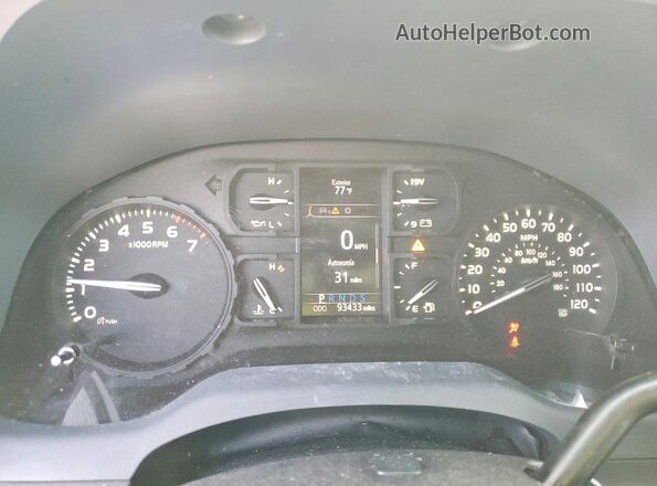 5TFRM5F13KX142300 2019 TOYOTA TUNDRA Черный Вид щитка приборов