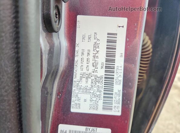 5TFRY5F12LX262501 2020 TOYOTA TUNDRA Серый Вид подкапотного пространства