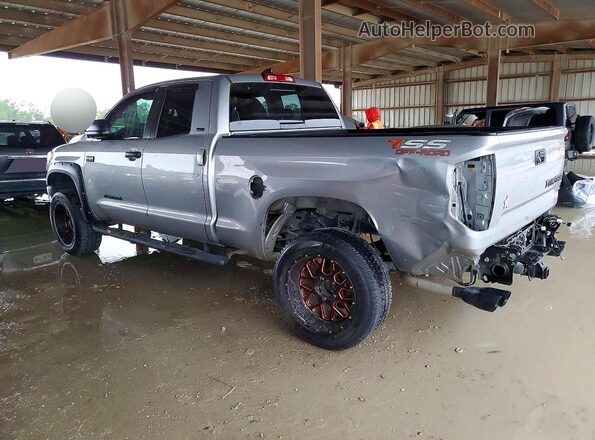 5TFRY5F13LX256139 2020 TOYOTA TUNDRA Серебряный Задняя левая четверть