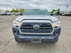 2019 Toyota Tacoma Sr Silver vin: 5TFSX5EN2KX066193