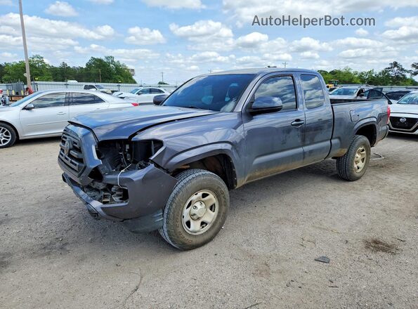 5TFSX5EN6JX060282 2018 TOYOTA TACOMA Gray Vista tres cuartos delantera izquierda