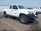 2019 Toyota Tacoma Sr White vin: 5TFSX5ENXKX069309