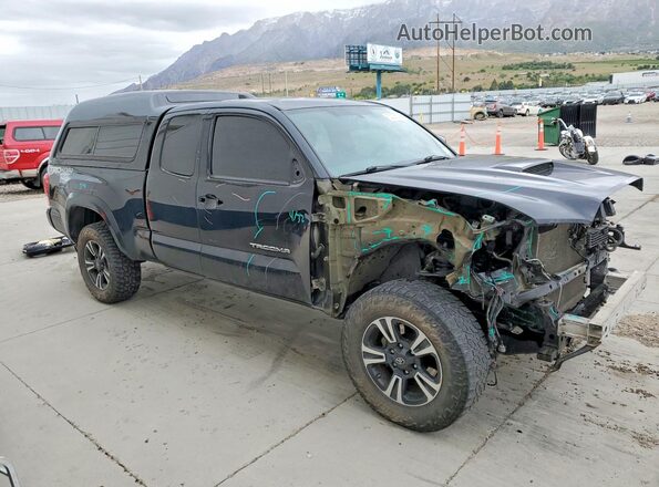 5TFSZ5AN6HX083619 2017 TOYOTA TACOMA Black Delantero derecho