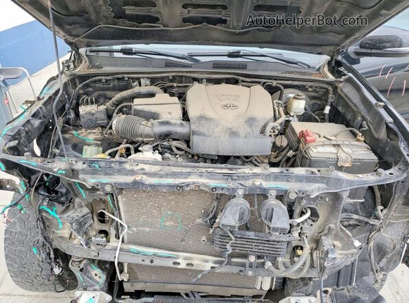 5TFSZ5AN6HX083619 2017 TOYOTA TACOMA Black Vista interior trasera