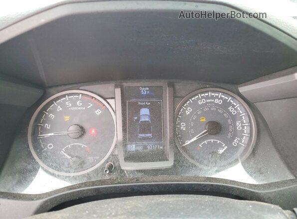 5TFSZ5AN6HX083619 2017 TOYOTA TACOMA Black Vista del cuadro de instrumentos