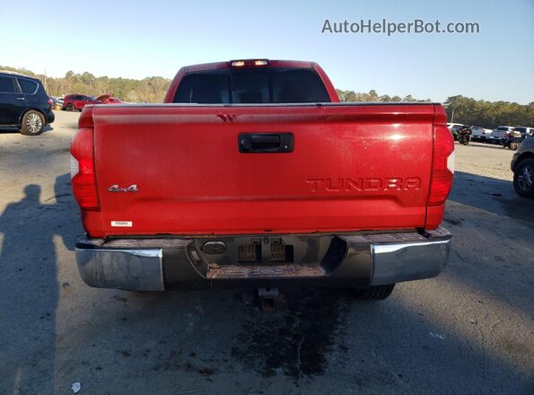 5TFUM5F18KX082296 2019 TOYOTA TUNDRA Burgundy Widok z tyłu