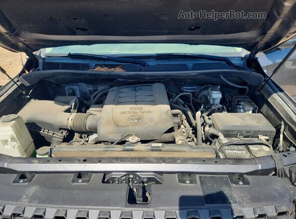 5TFUW5F13KX777621 2019 TOYOTA TUNDRA Gray Vista interior trasera