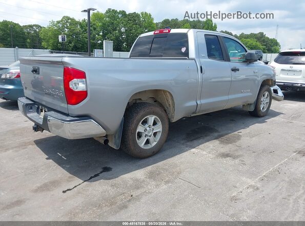 5TFUY5F19MX974130 2021 TOYOTA TUNDRA Серебряный Задняя правая четверть