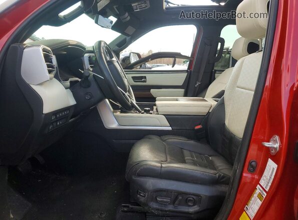 5TFVC5DB4RX040477 2024 TOYOTA TUNDRA Red Vista interior delantera