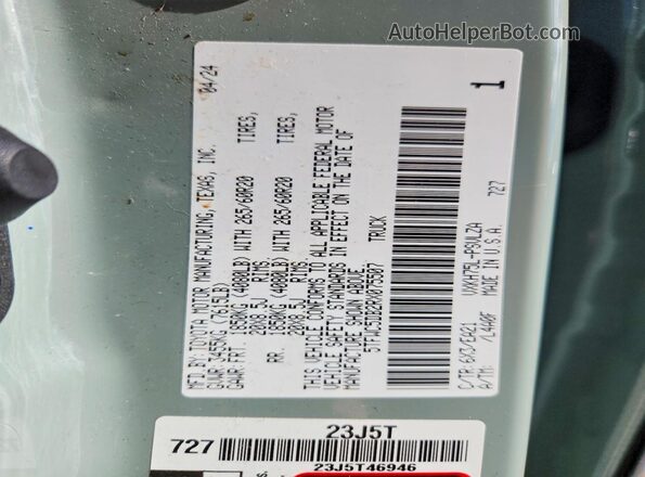5TFWC5DB2RX075507 2024 TOYOTA TUNDRA Серый Вид подкапотного пространства