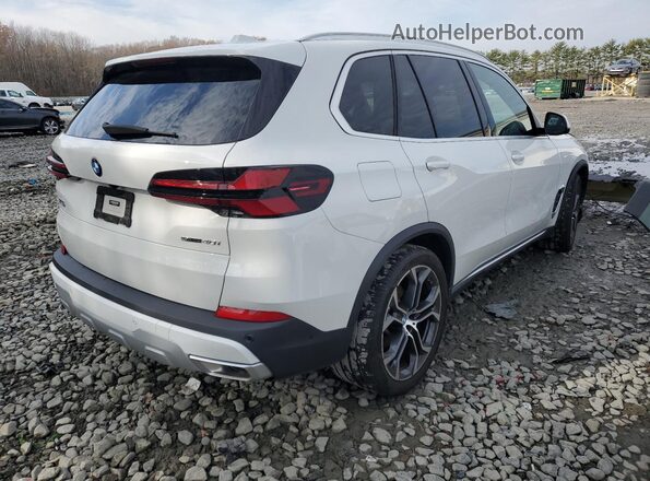 5UX13EU01R9S68033 2024 BMW X5 Белый Задняя правая четверть