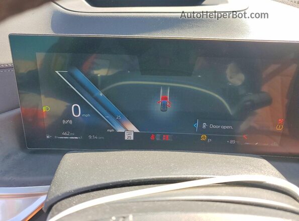 5UX13EU01R9V99596 2024 BMW X5 Green Instrument cluster view