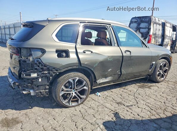 5UX13EU01R9V99596 2024 BMW X5 Green Rear right