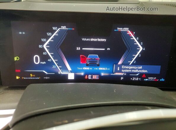 5UX13EU02S9W61352 2025 BMW X5 Черный Вид щитка приборов