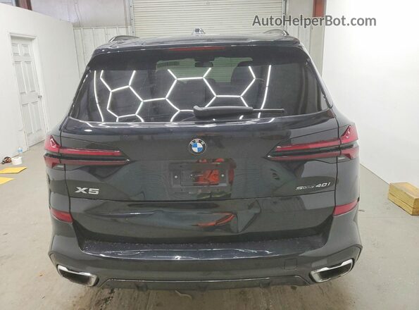 5UX13EU02S9W61352 2025 BMW X5 Черный Вид сзади