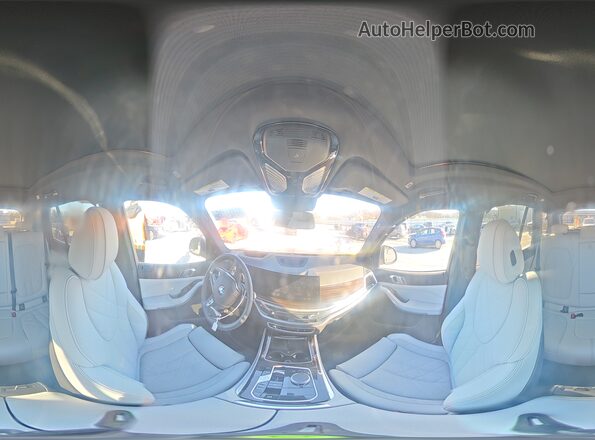 5UX13EU03S9Y91210 2025 BMW X5 Gray Widok wnętrza 360 stopni