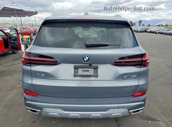 5UX13EU07R9U66440 2024 BMW X5 Серый Вид сзади