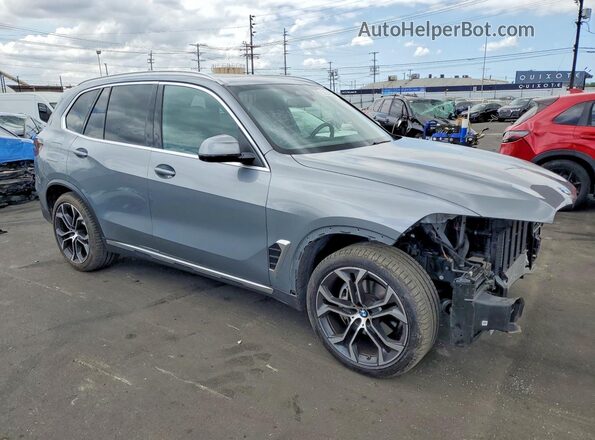 5UX13EU07R9U66440 2024 BMW X5 Серый Передняя правая четверть