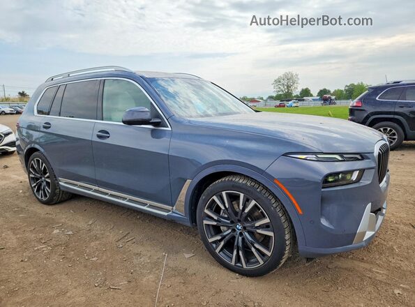 5UX23EM04S9Z67165 2025 BMW X7 Blue Առջևի աջ