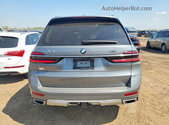 5UX23EM05P9P92075 2023 BMW X7 Gray Widok z tyłu
